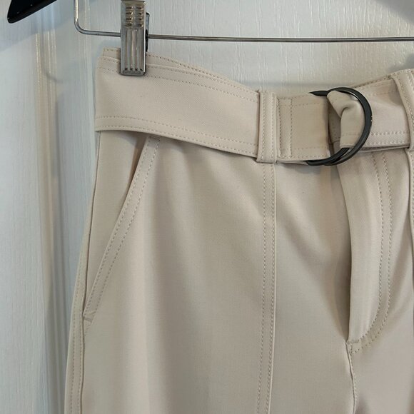 Banana Republic Refined Cargo Pants with Belt – Size 2 -Cream - Picture 6 of 6